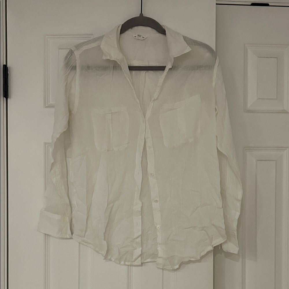 Club Monaco Crisp White Shirt